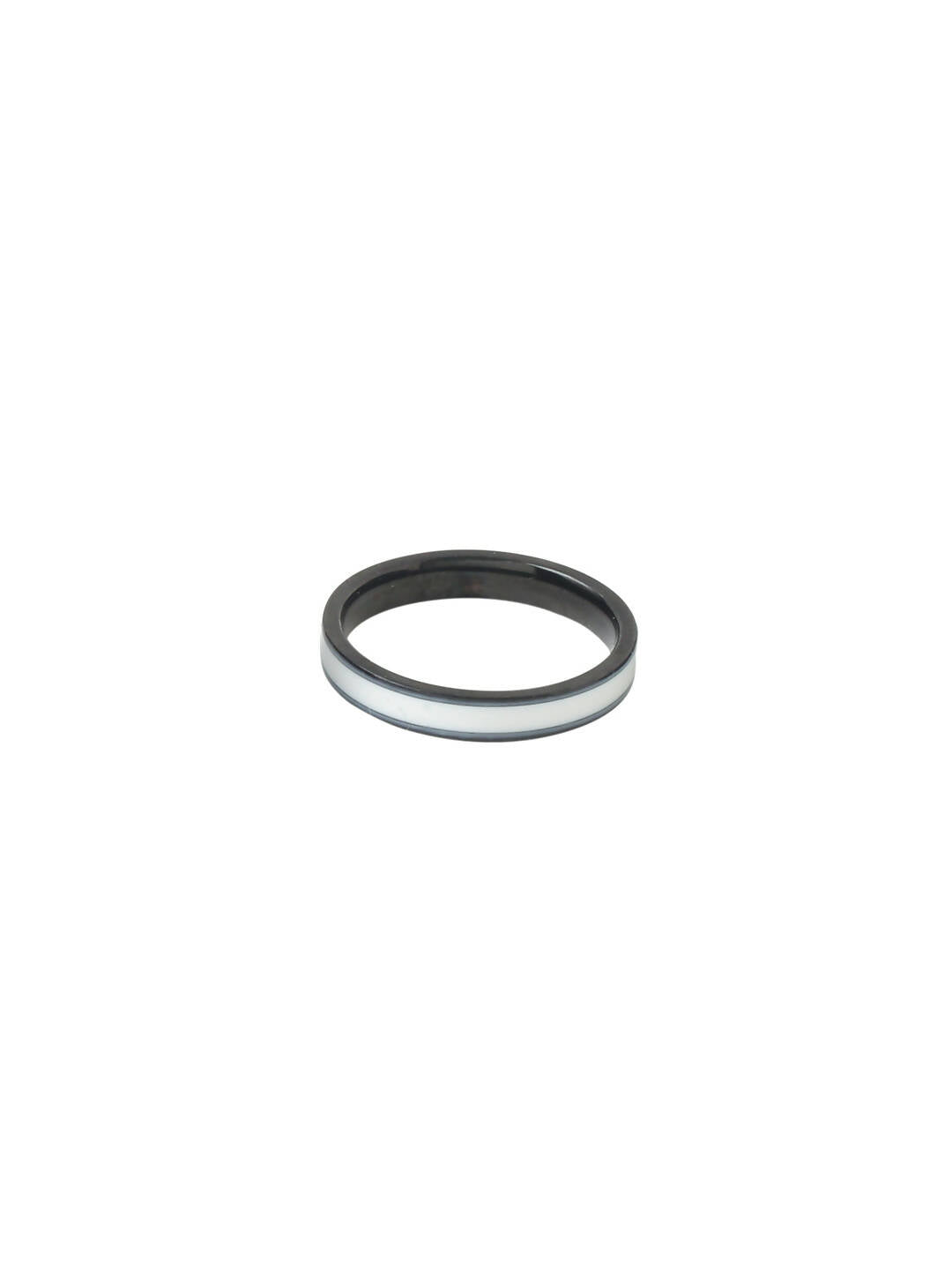 NVR Men's Silver Metal Ring - Swadesiicart