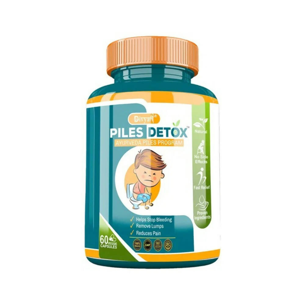 Divya Shree Piles Detox Veggie Capsules | Swadesiicart
