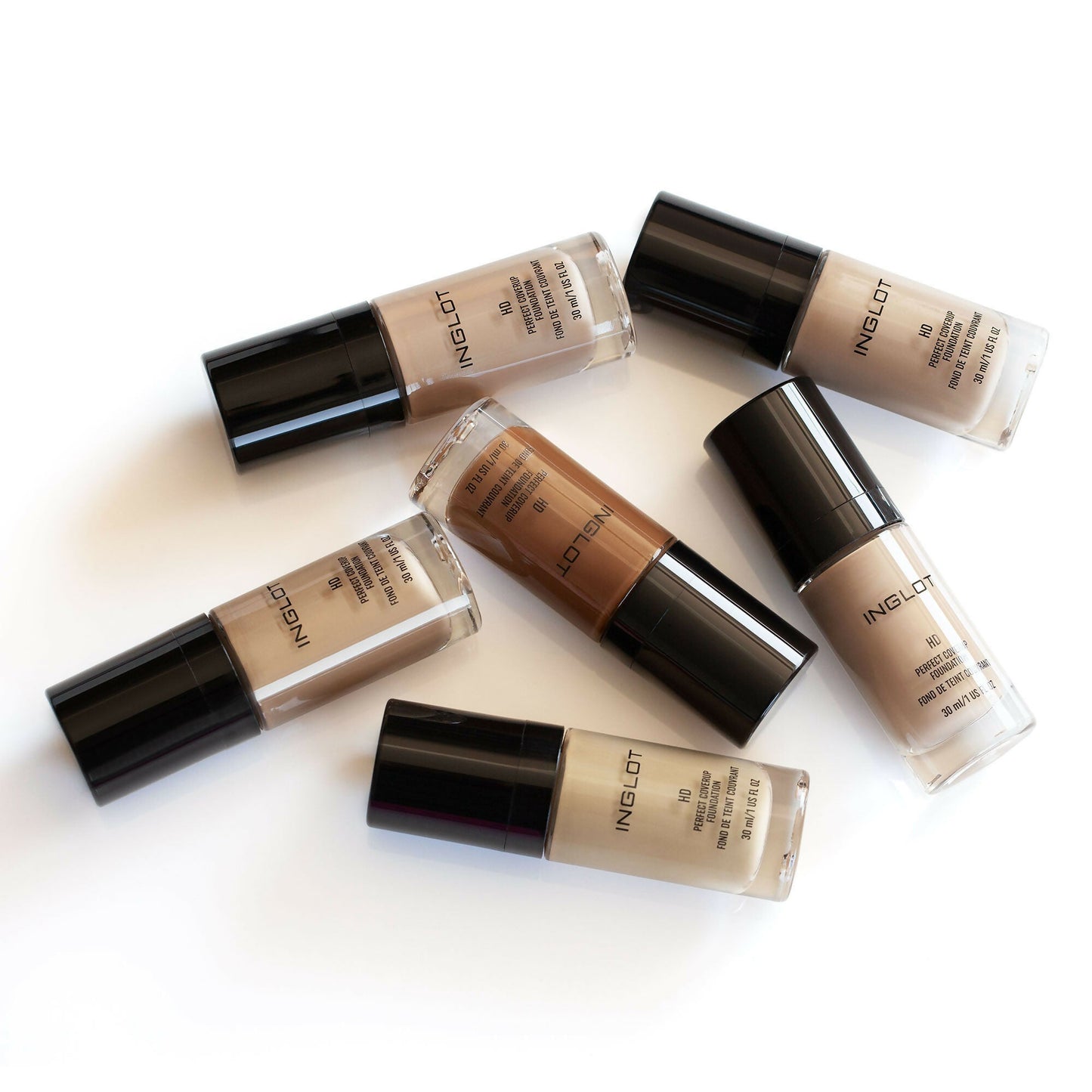 Inglot HD Perfect Coverup Foundation - 76 - Swadesiicart