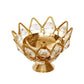 eCraftIndia Lotus Shape Crystal Diya | Swadesiicart