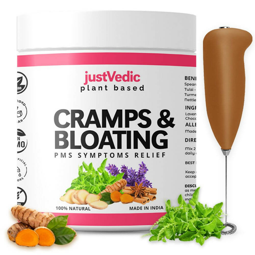 Just Vedic Cramps & Bloating Drink Mix - Swadesiicart