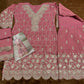 Anaita Peach Real Shimmer Readymade Suit with Embroidery & Real Mirror Work