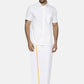 Ramraj Cotton Linen Mens Half Sleeve White Shirt Plus Size - Cotton Linen | Swadesiicart