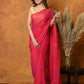 Very Much Indian Pure Mul Cotton Handloom Saree - Red | Swadesiicart