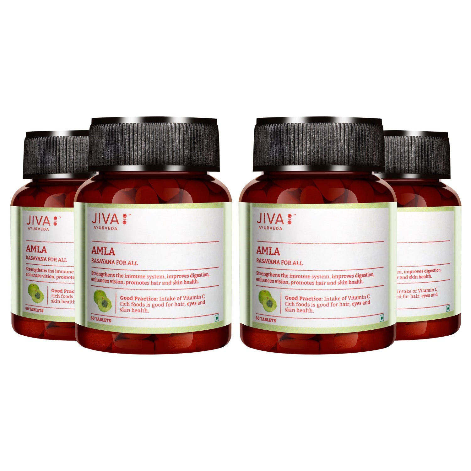 Jiva Ayurveda Amla Tablets - Swadesiicart