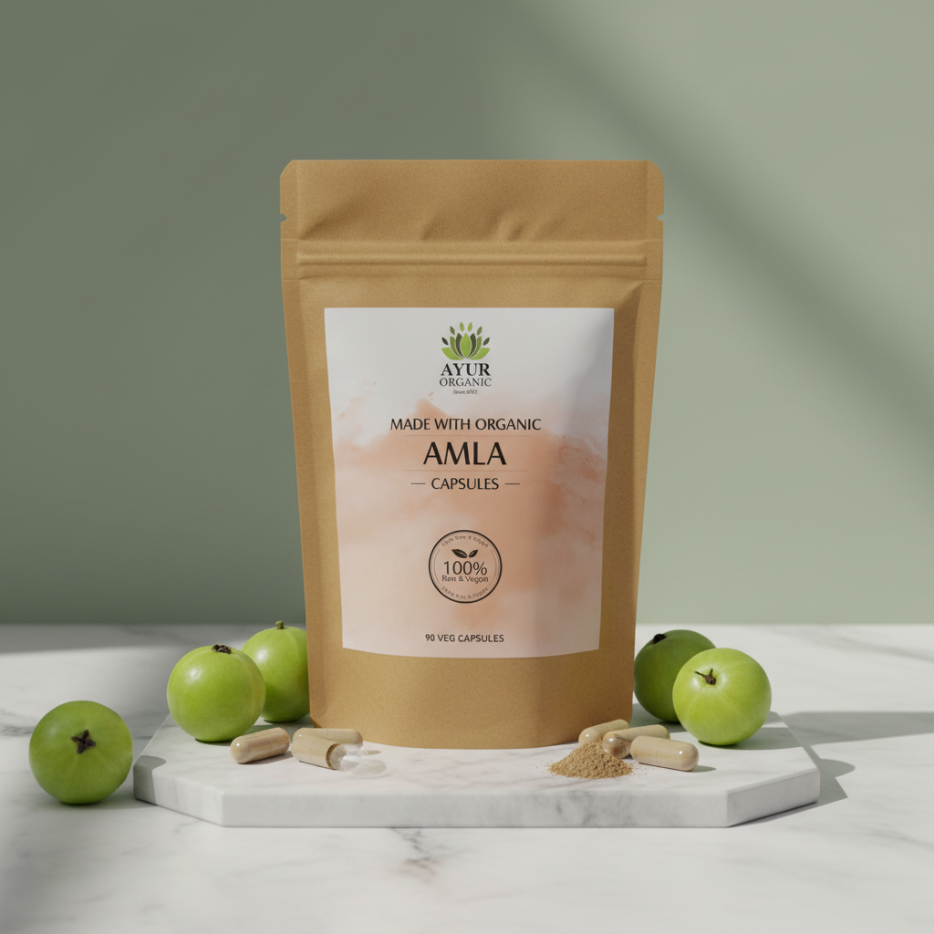Pure Organic Amla Capsules | Ayur Organic