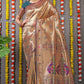 Anaita Green Woven Design Pure Silk Banarasi Saree With Blouse