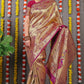 Anaita Purple Woven Design Pure Silk Banarasi Saree With Blouse