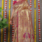 Anaita Purple Woven Design Pure Silk Banarasi Saree With Blouse