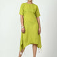 Myshka Women's Green A-Line Solid Kurta - Swadesiicart