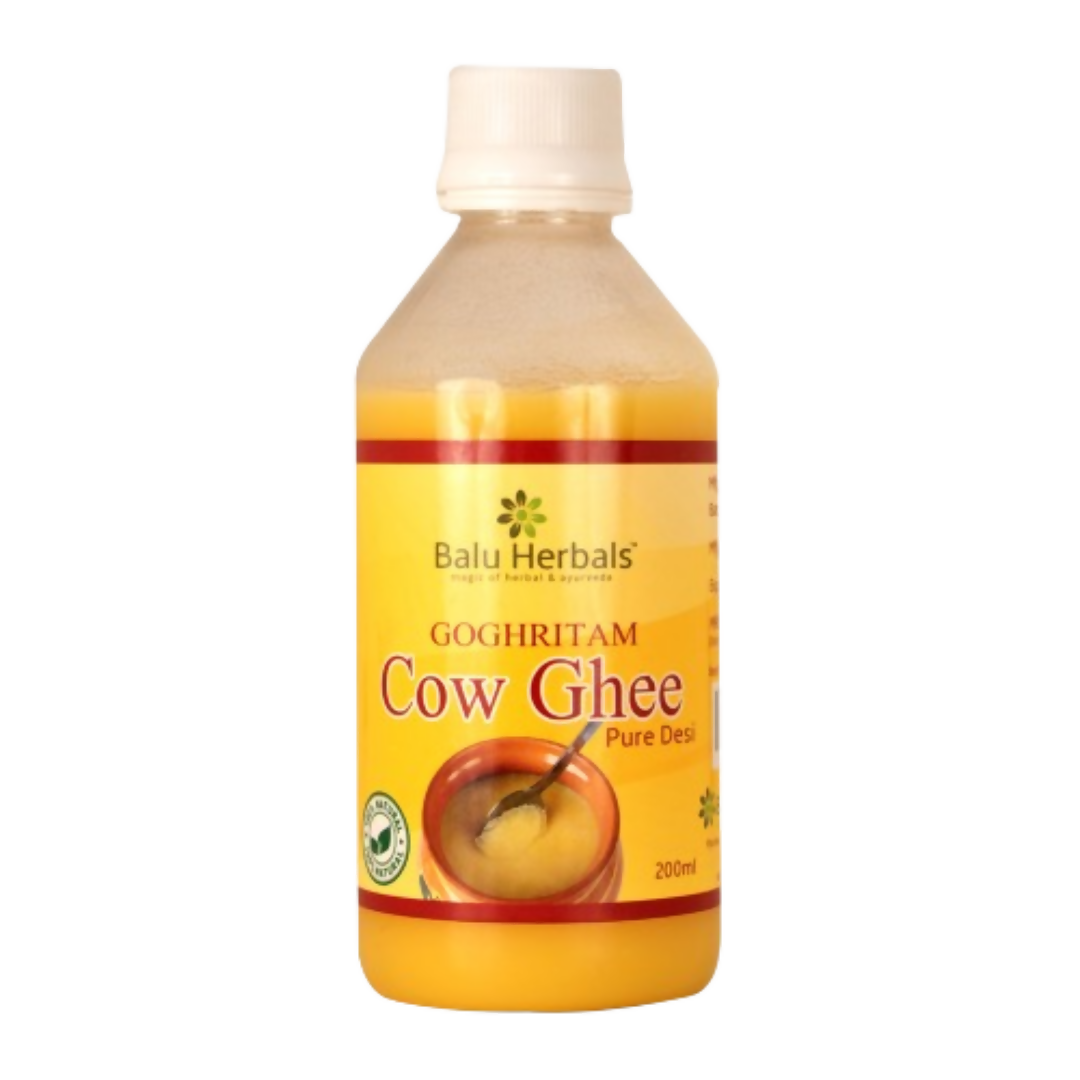 Balu Herbals Cow Ghee | Made From Grass Fed Cow's Milk | Organic, Natural & Pure Cow Ghee - Swadesiicart