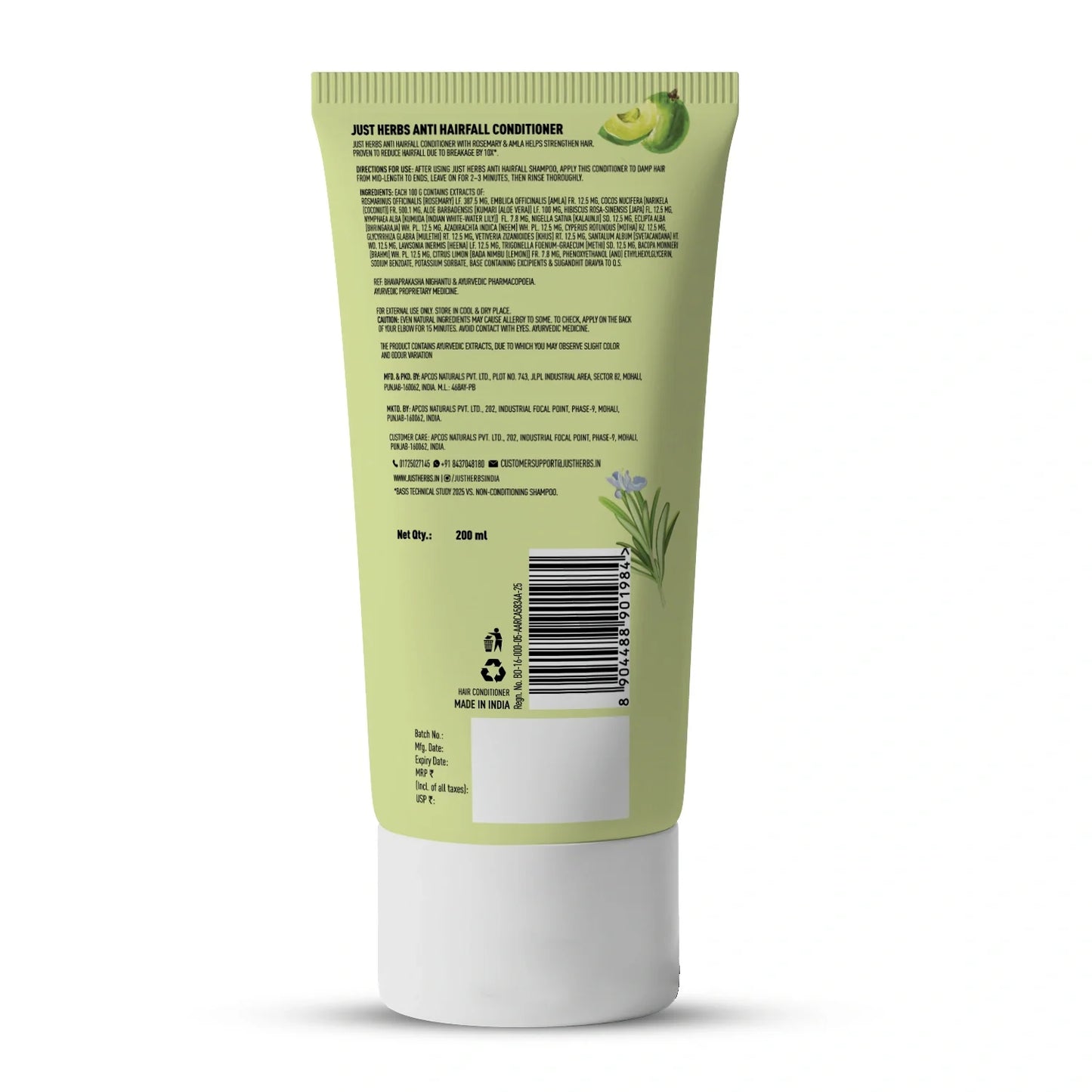 Anti Hairfall Conditioner | Rosemary, Amla & 14 Herbs