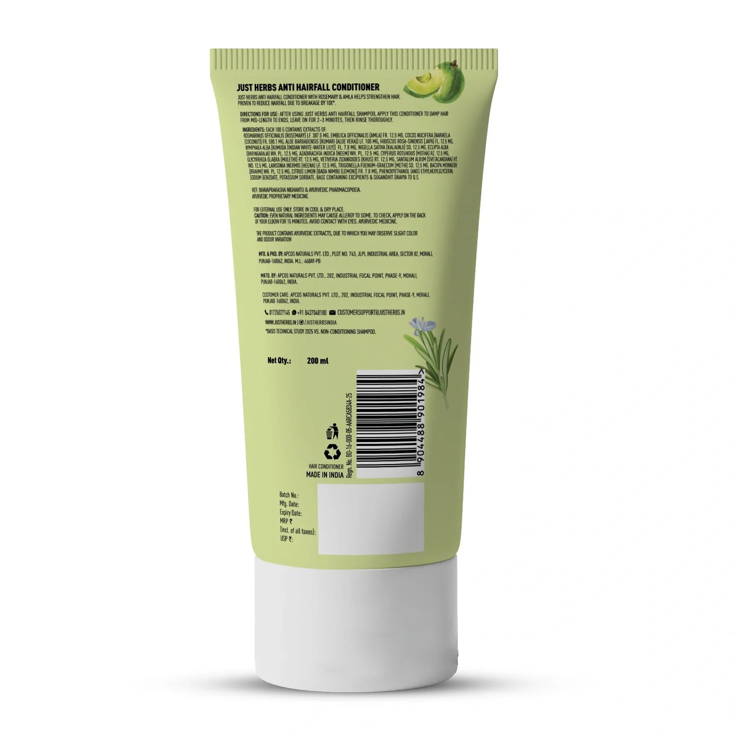 Anti Hairfall Conditioner | Rosemary, Amla & 14 Herbs