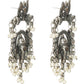 Mominos Fashion Johar Kamal Ganesh Design Silver Color Earrings - Swadesiicart