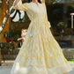 Juniper Women's Lemon Yellow Printed Teired Dress | Swadesiicart