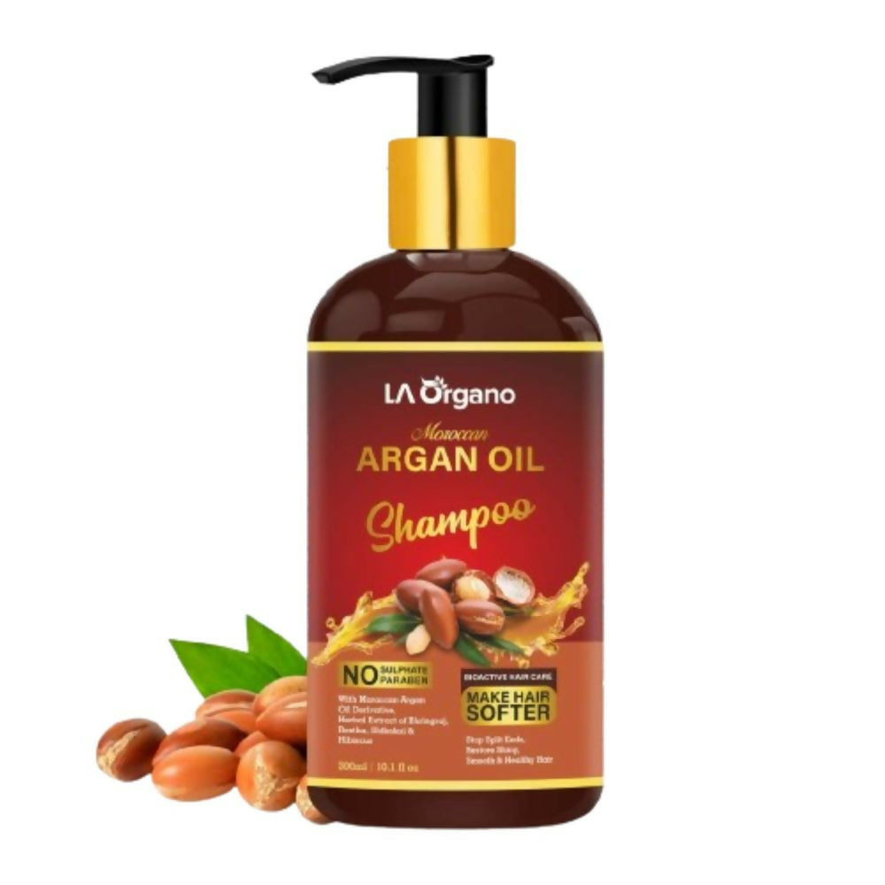 LA Organo Moroccan Argan Hair Shampoo | Swadesiicart