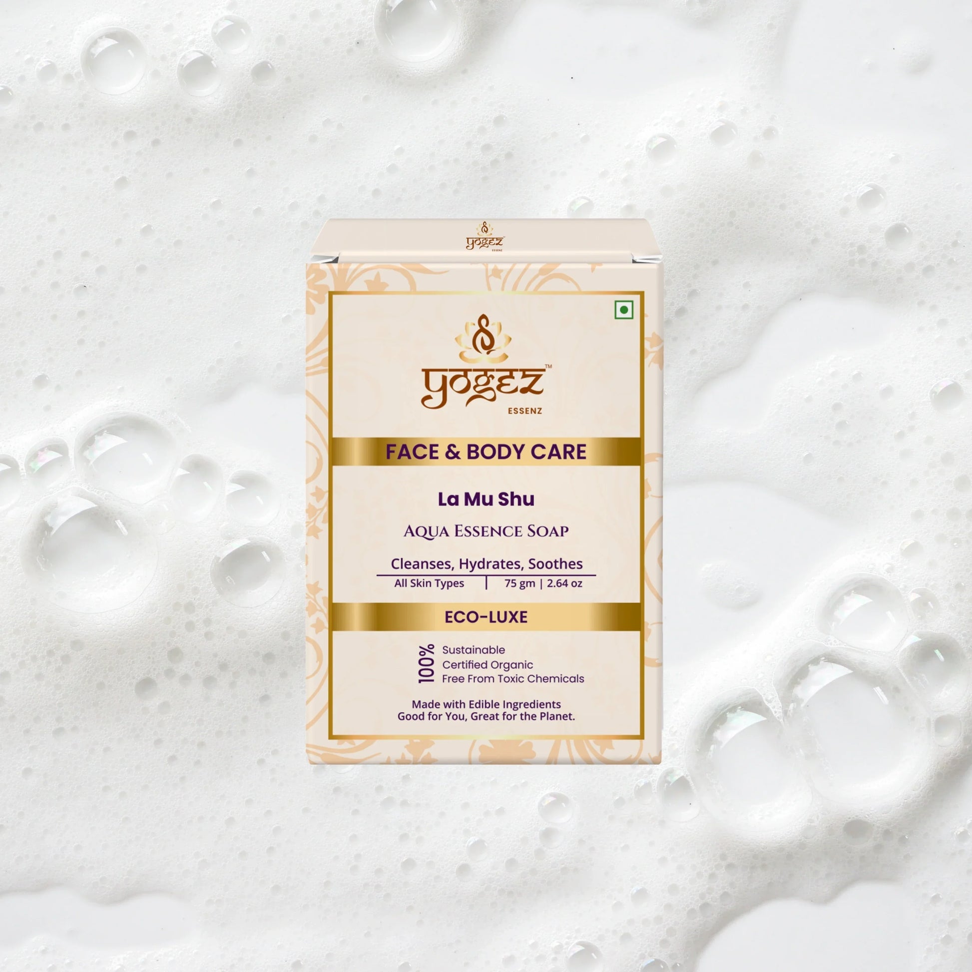 Yogez La Mu Shu Aqua Essence Soap - Swadesiicart