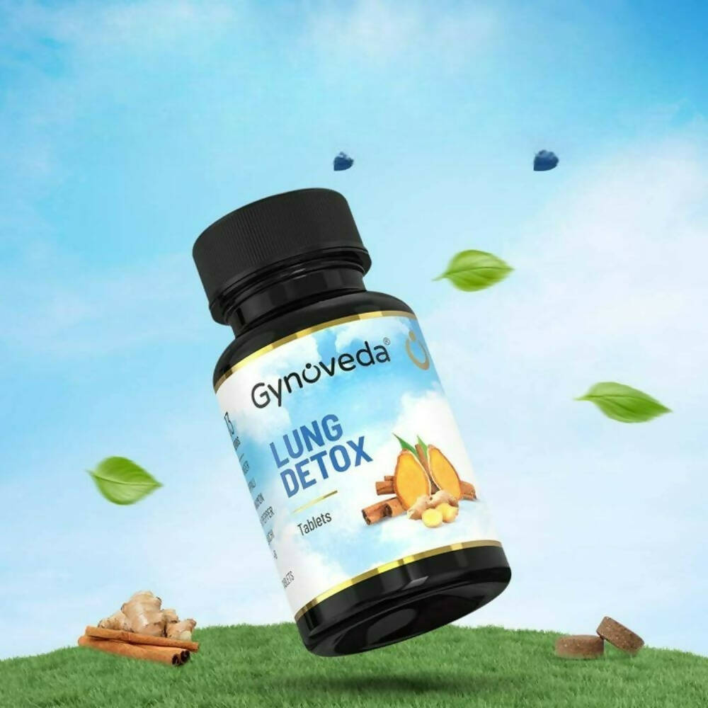 Gynoveda Lung Detox Tablets | Swadesiicart