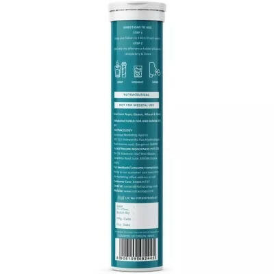 Nutracology Active Biotin Plus Biotin 10000 mcg Effervescent Tablet For Hair Growth, Skin Glow | Swadesiicart