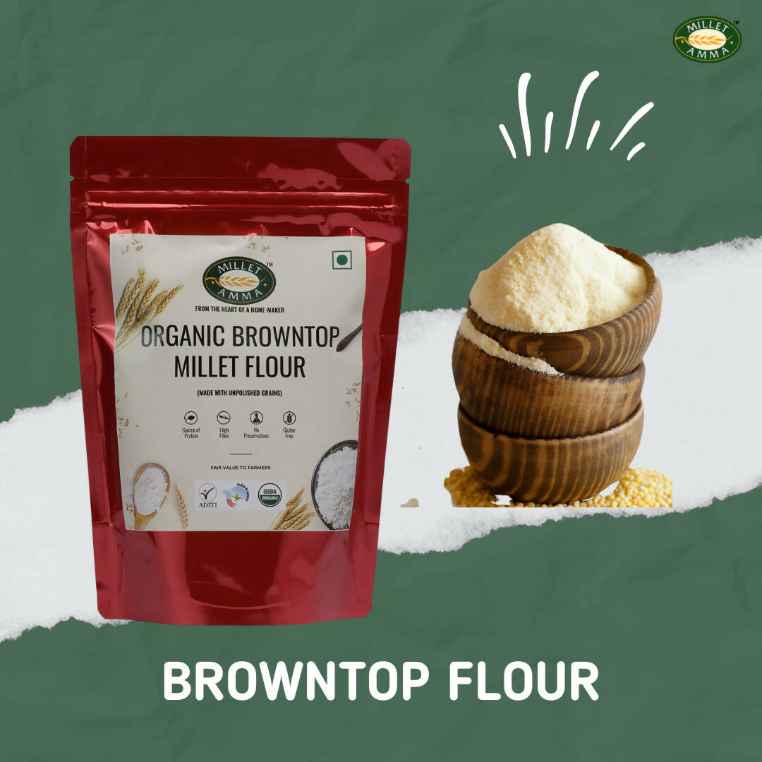 Millet Amma Organic Browntop Millet Flour - Swadesiicart