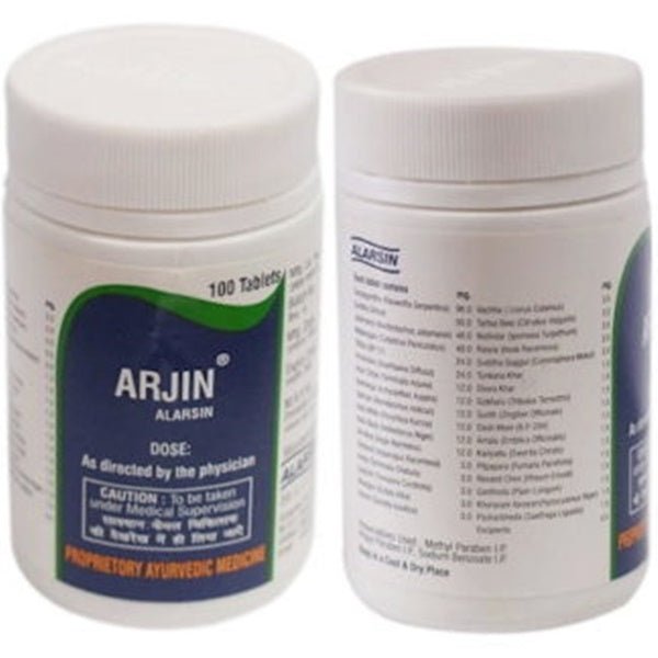 Alarsin Ayurvedic Arjin Tablet - Swadesiicart