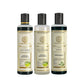 Khadi Natural  Amla & Bhringraj Hair Care Cleanser, Conditioner & Oil – SLS & Paraben Free Combo Pack of 3 - 210ml Each