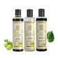 Khadi Natural  Amla & Bhringraj Hair Care Cleanser, Conditioner & Oil – SLS & Paraben Free Combo Pack of 3 - 210ml Each