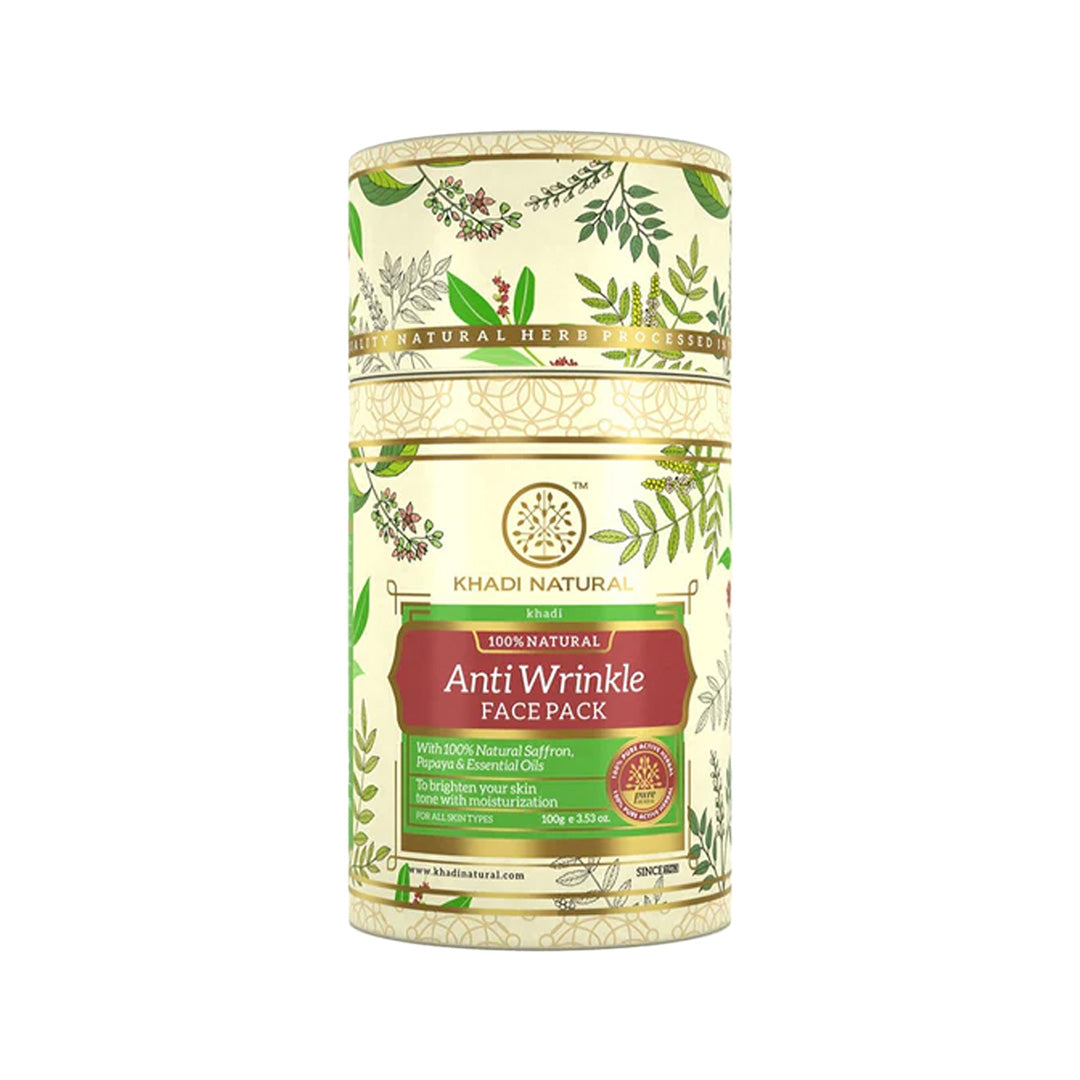 Khadi Natural Anti Wrinkle Face Pack - 100gm