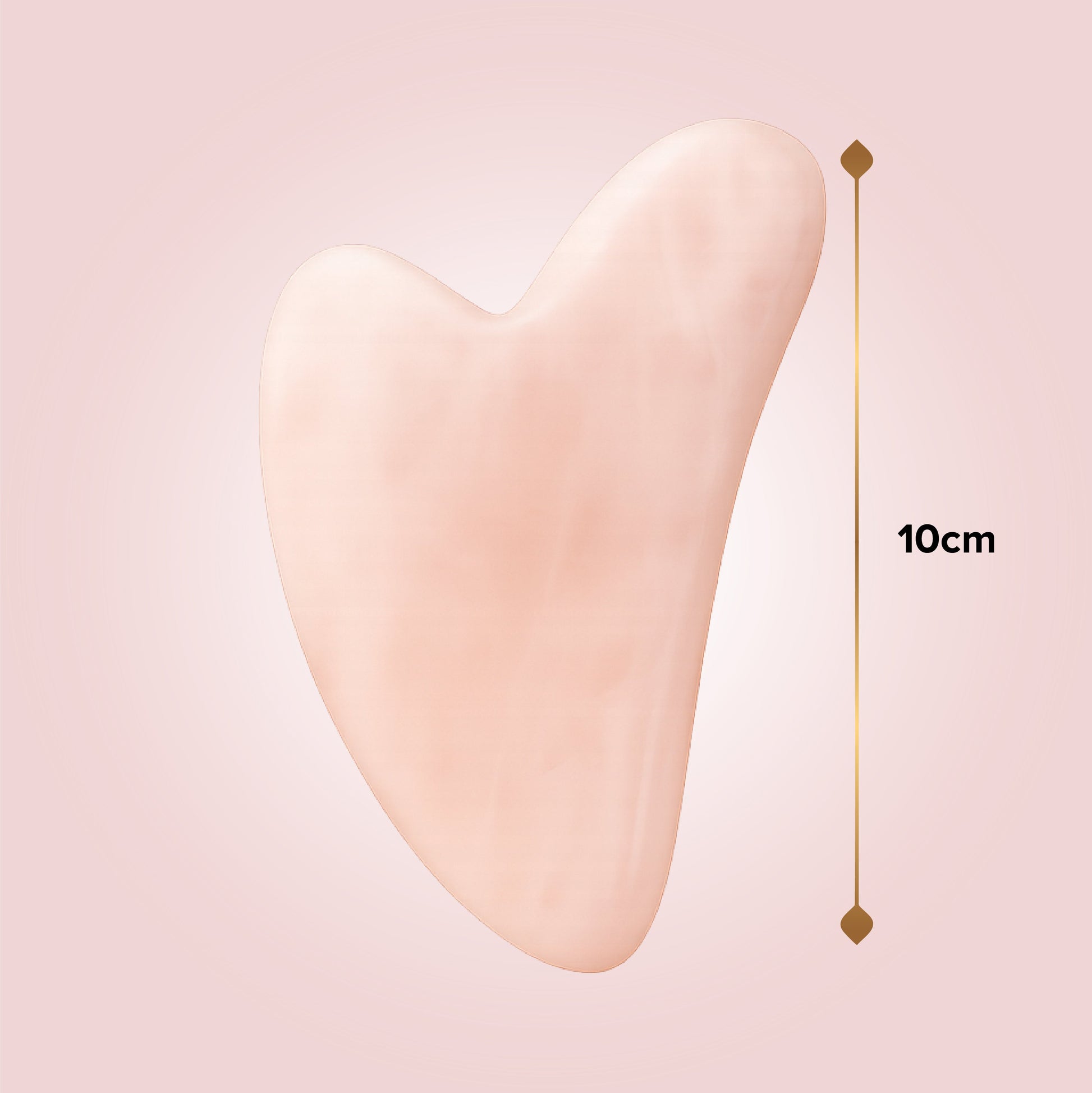 Khadi Natural Rose Quartz Gua Sha