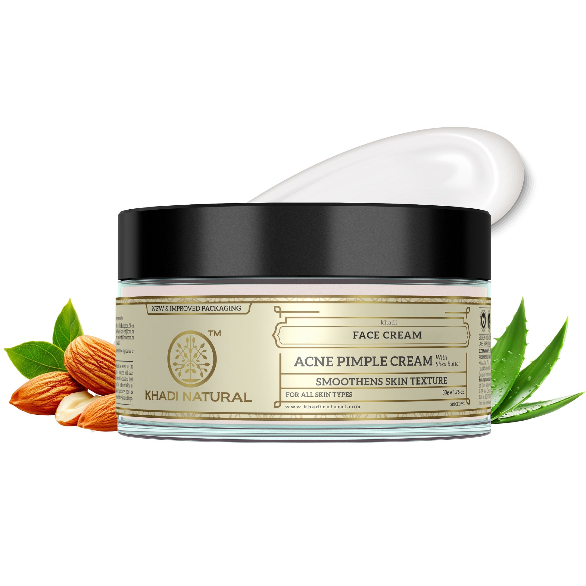 Khadi Natural Herbal Acne Pimple Cream - 50gm