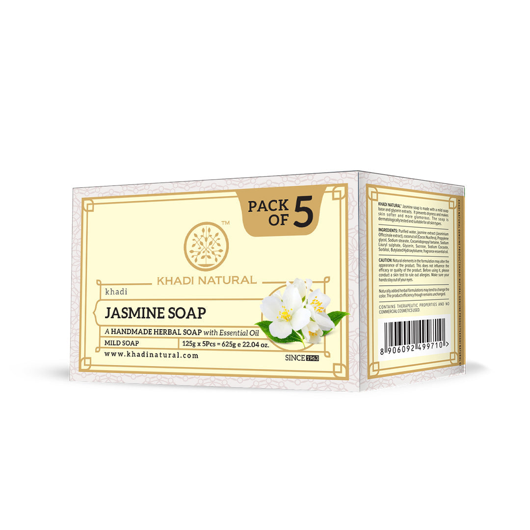 Khadi Natural Herbal Jasmine Soap - 125gm