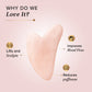 Khadi Natural Rose Quartz Gua Sha