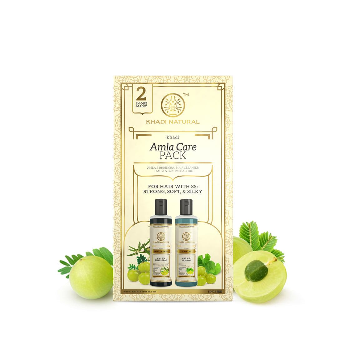 Khadi Natural Amla Hair Care Pack - 210ml Each