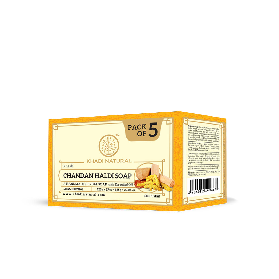 Khadi Natural Herbal Sandalwood Soap - 125gm