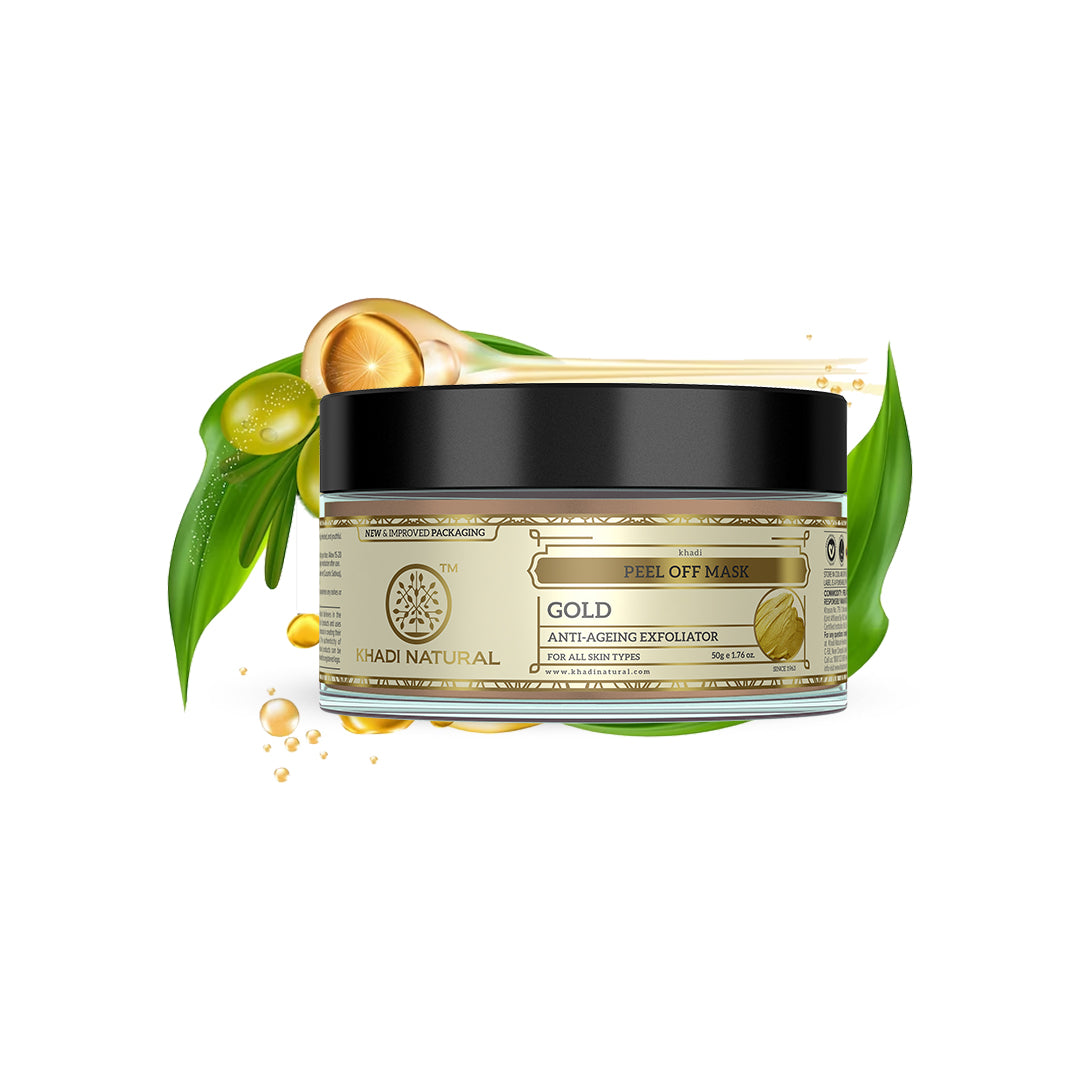 Khadi Natural Gold Peel Off Mask - 50gm