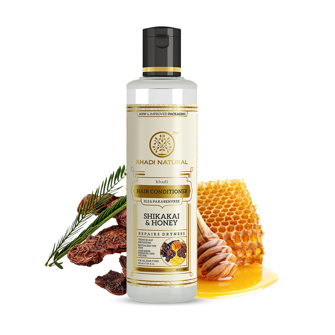 Khadi Natural Shikakai & Honey Hair Conditioner SLS & Paraben Free - 210ml