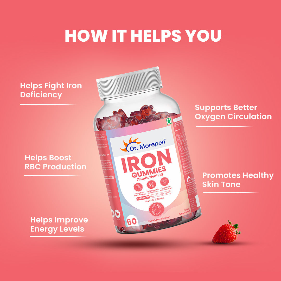 Dr Morpen Iron Gummies | Swadesiicart