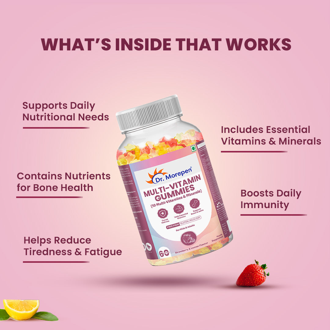 Dr Morpen Multivitamin Gummies | Swadesiicart