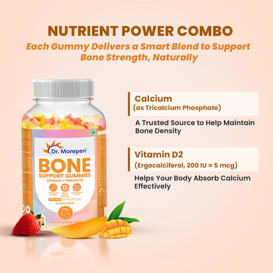 Dr Morpen Bone Support Gummies | Swadesiicart