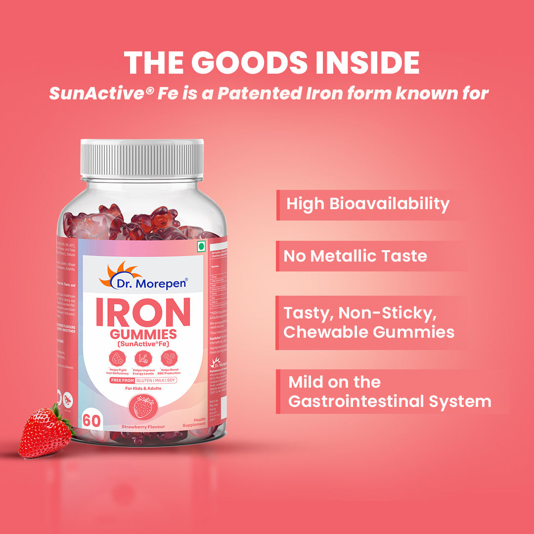 Dr Morpen Iron Gummies | Swadesiicart