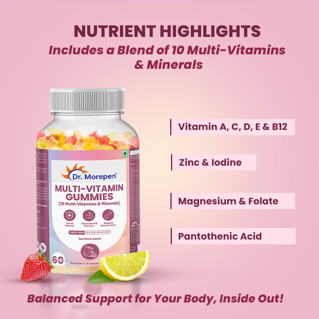 Dr Morpen Multivitamin Gummies | Swadesiicart