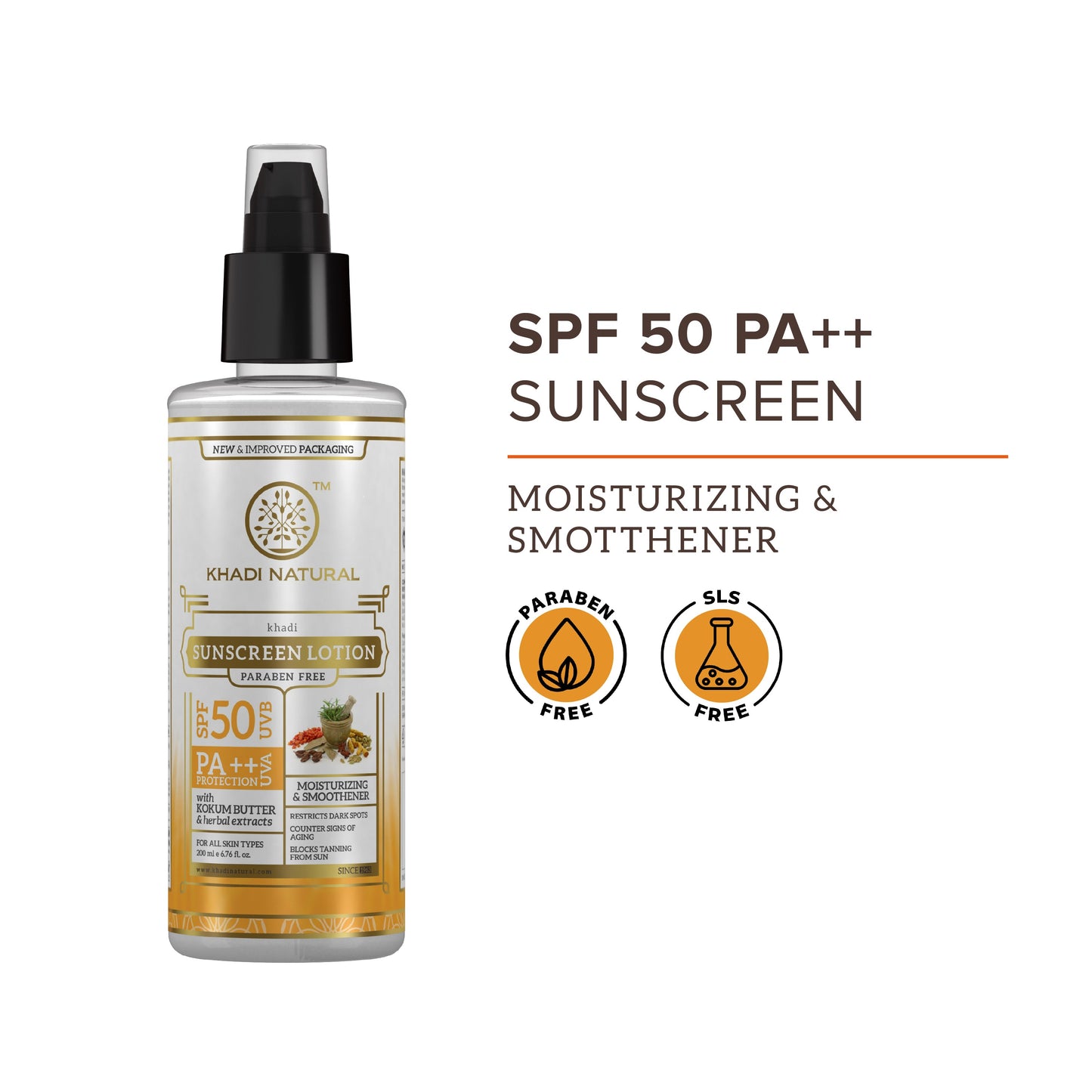 Khadi Natural Sunscreen Moisturising Lotion - SPF 50 - 100ml