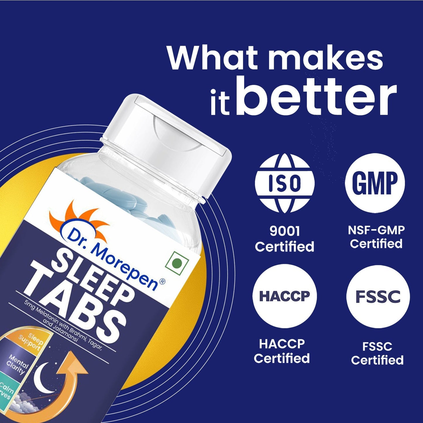 Dr Morpen Sleep Tablets For Men & Women | Swadesiicart