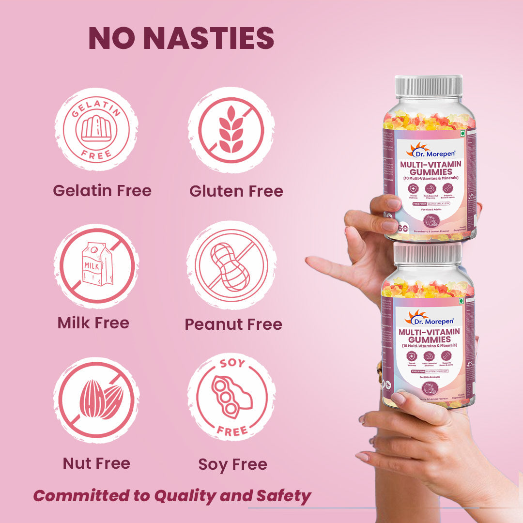 Dr Morpen Multivitamin Gummies | Swadesiicart