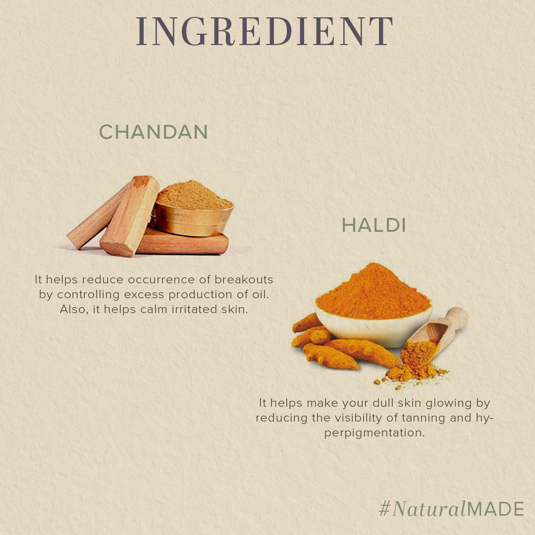 Khadi Natural Herbal Chandan Haldi Soap Combo Pack Of 8 – 125gm Each