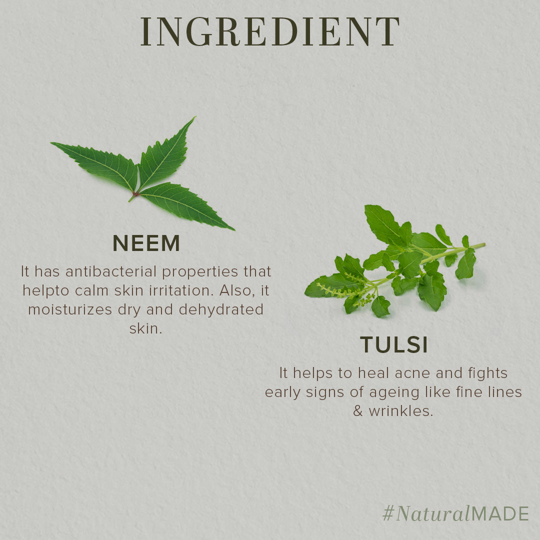 Khadi Natural Neem-Tulsi Soap Combo Pack Of 8 – 125gm Each
