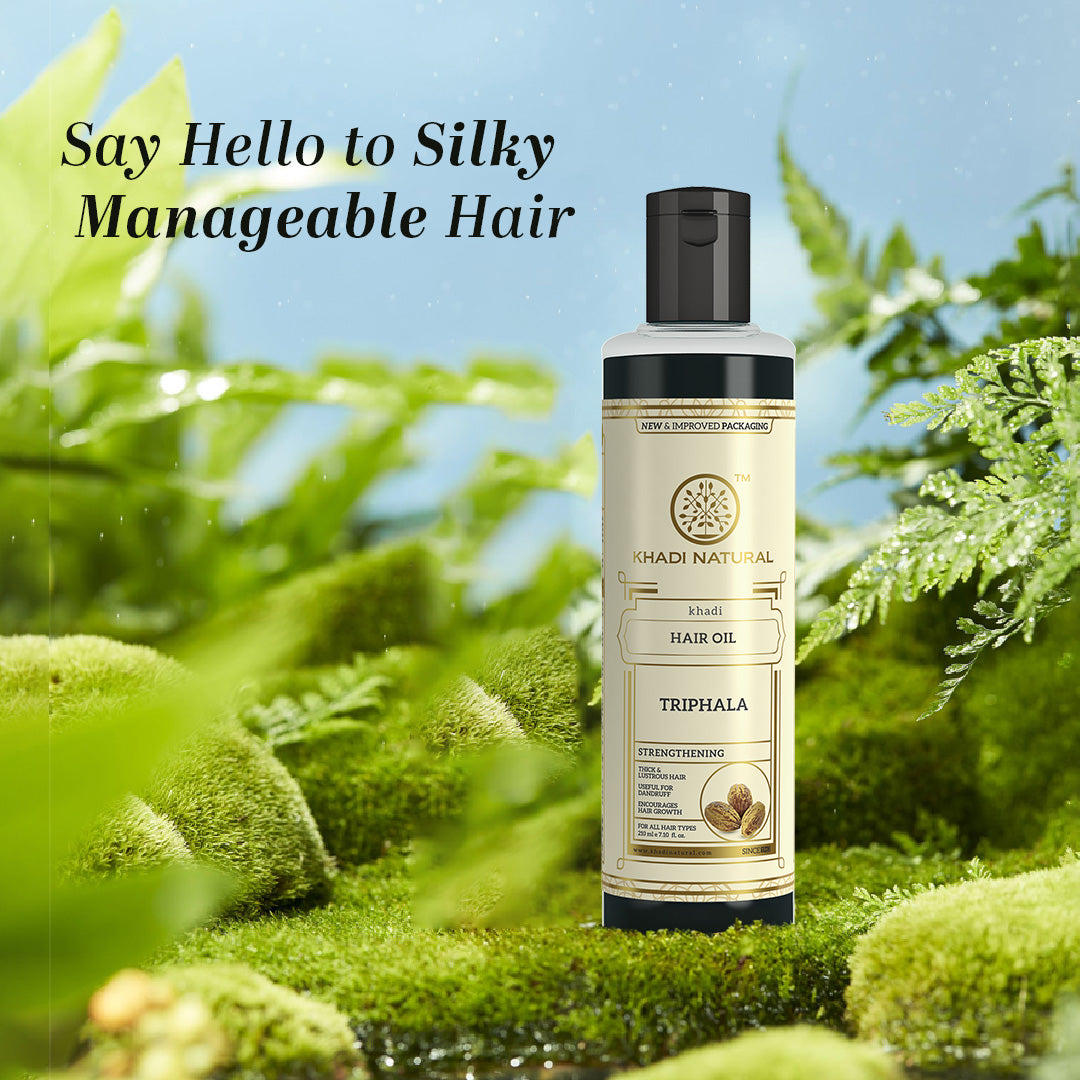 Khadi Natural Triphala Hair Oil - 210ml