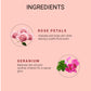 Khadi Natural Rose & Geranium with Rose Petals Bath Salt - 200gm