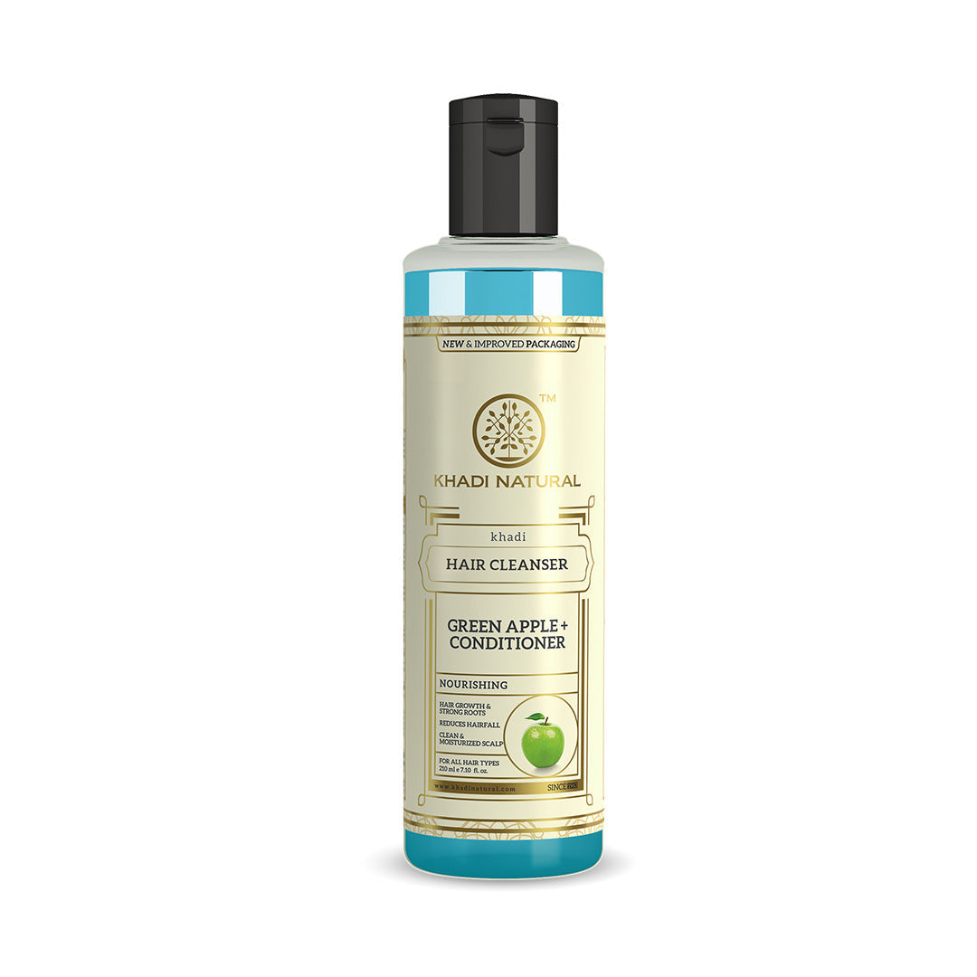 Khadi Natural Green Apple Conditioner With Hair Cleanser - 210ml Sale