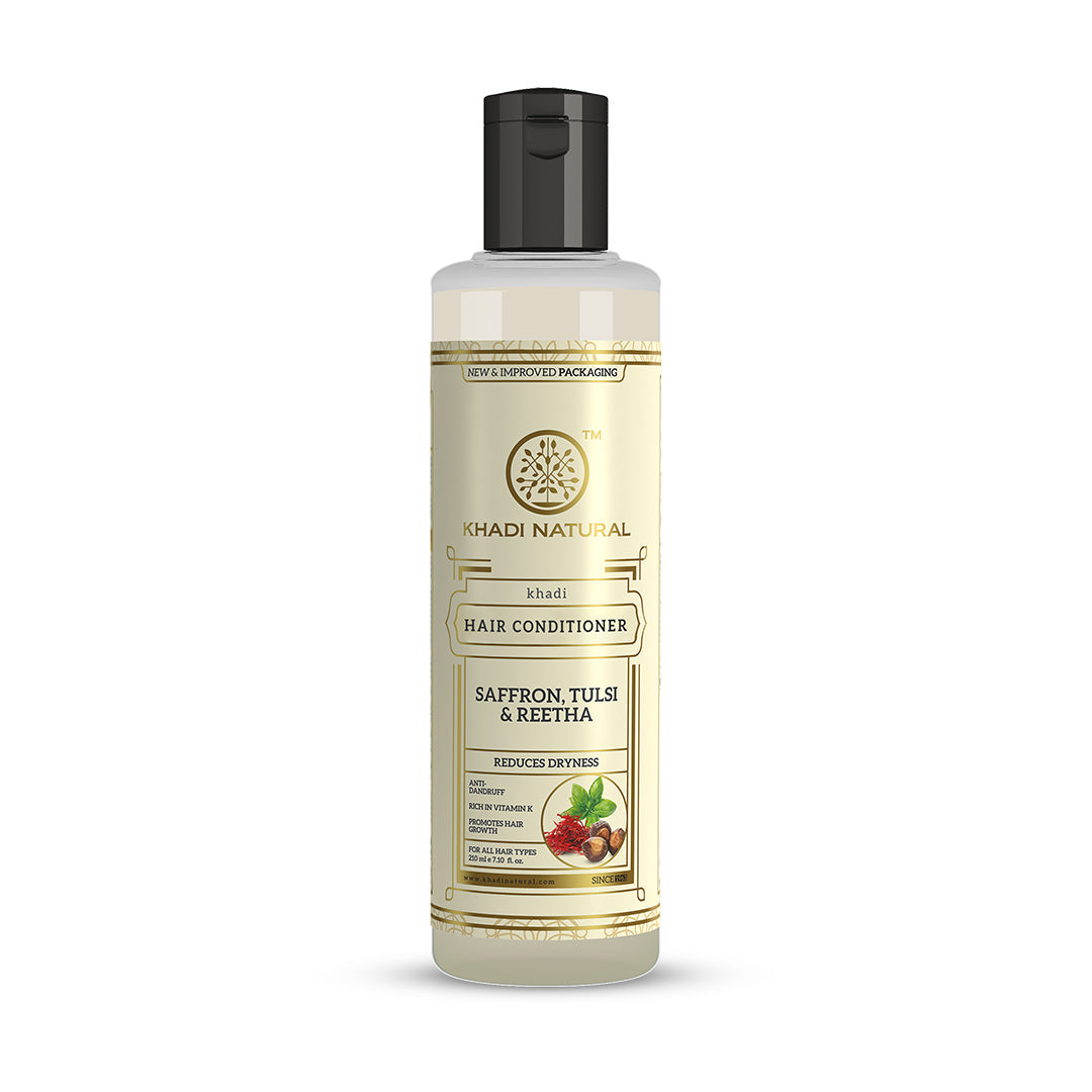 Khadi Natural Saffron Tulsi & Reetha Hair Conditioner - 210ml